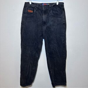 Empyre Relax Jeans Mens 32 Faded Black Gray Baggy Skater Y2K Fit